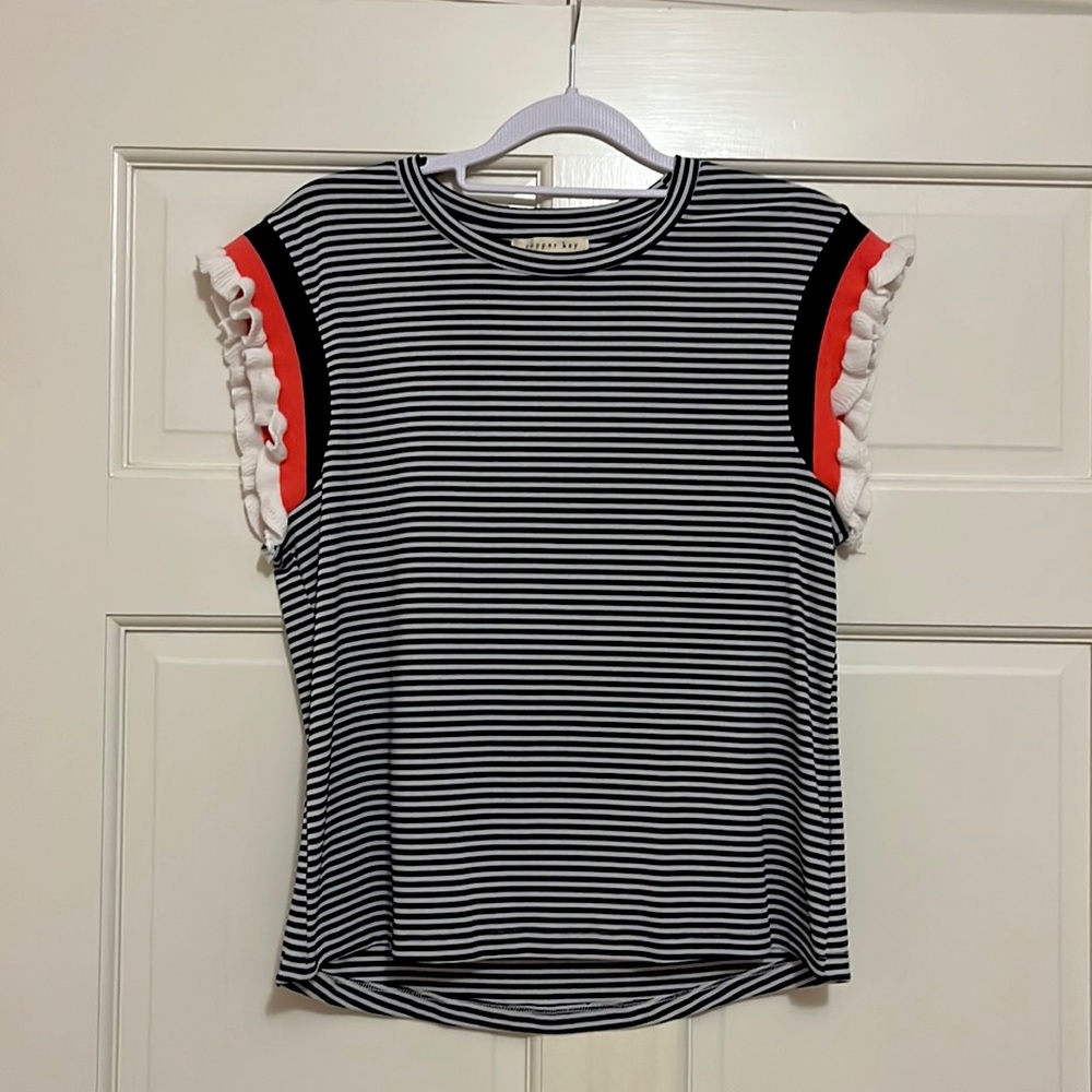 Copper Key Blue Striped Children’s Blouse